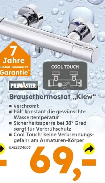 Globus Baumarkt PRIMASTER Brausethermostat,,Kiew" Angebot