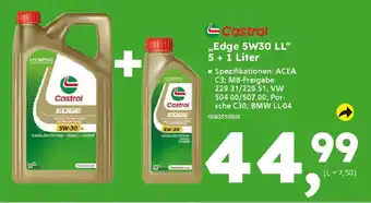 Globus Baumarkt Castrol „Edge 5W30 LL" Angebot