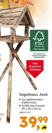 Globus Baumarkt Vogelhaus Jack Angebot