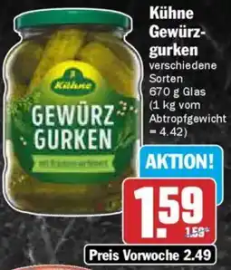 AEZ Kühne Gewürzgurken Angebot