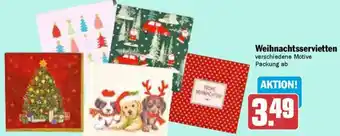 AEZ Weihnachtsservietten Angebot