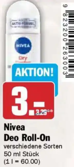 AEZ Nivea Deo Roll-On Angebot
