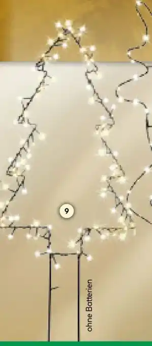 BayWa LED-Gartenstecker Weihnachtsbaum Angebot
