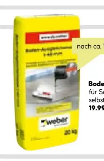 BayWa Saint-Gobain Weber Boden-Ausgleichsmasse Angebot