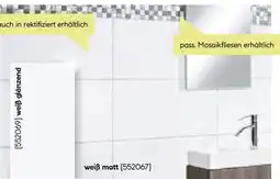 BayWa Wandfliese White Matt Angebot
