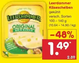 Netto Marken-Discount Leerdammer Käsescheiben Angebot