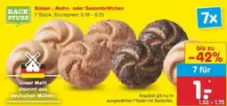 Netto Marken-Discount Netto Backstube Kaiserbrötchen Angebot