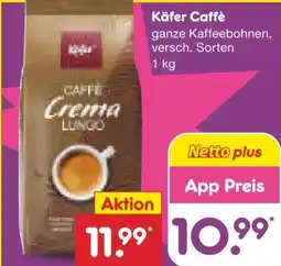 Netto Marken-Discount Käfer Kaffee Caffè Crema Lungo Angebot