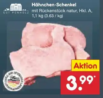 Netto Marken-Discount Gut Ponholz Hähnchen-Schenkel Angebot