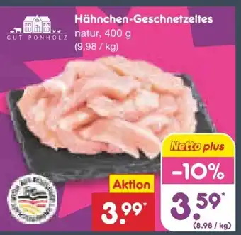 Netto Marken-Discount Gut Ponholz Hähnchen-Geschnetzeltes Angebot
