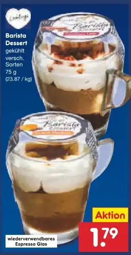Netto Marken-Discount Lieblings Barista Dessert Angebot