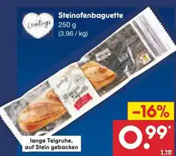Netto Marken-Discount Lieblings Steinofen-Baguette Angebot