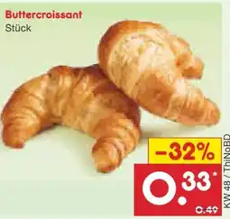 Netto Marken-Discount Netto Backstube Buttercroissant Angebot