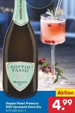 Netto Marken-Discount Doppio Passo Prosecco Spumante Extra Dry Angebot