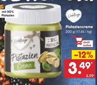 Netto Marken-Discount Lieblings Pistaziencreme Angebot