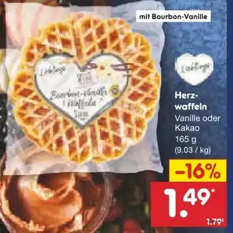 Netto Marken-Discount Lieblings Herzwaffeln Angebot