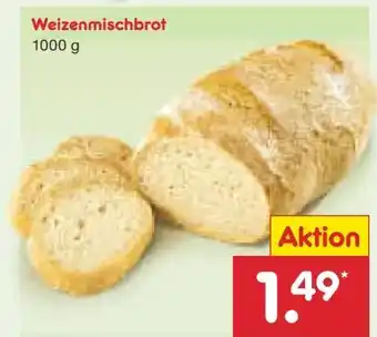 Netto Marken-Discount Netto Backstube Weizenmischbrot Angebot