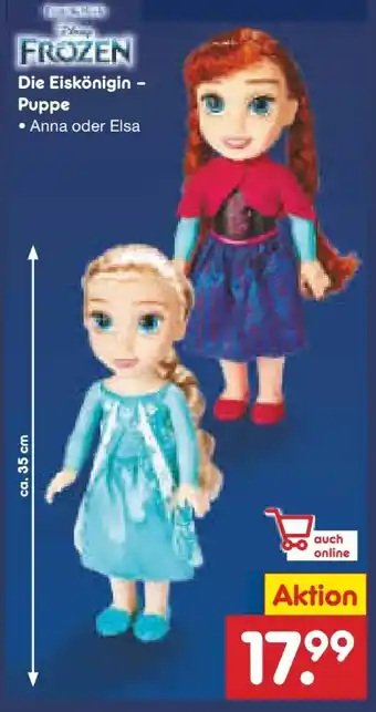 Netto Marken-Discount Disney Die Eiskönigin Frozen Puppe Angebot