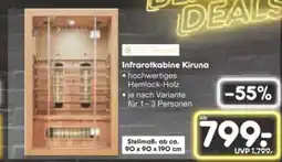 Netto Marken-Discount Artsauna Infrarotkabine Kiruna Angebot