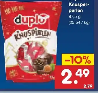 Netto Marken-Discount Ferrero Duplo Knusperperlen Angebot