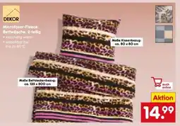 Netto Marken-Discount Dekor Mikrofaser-Fleece Bettwäsche Angebot