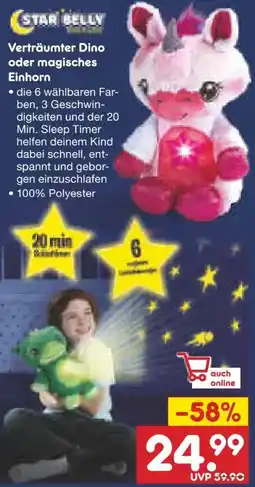Netto Marken-Discount Star Belly Dream Lites Dino Angebot