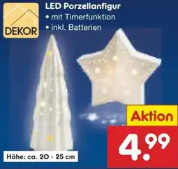Netto Marken-Discount Dekor LED-Porzellan-Figur Angebot