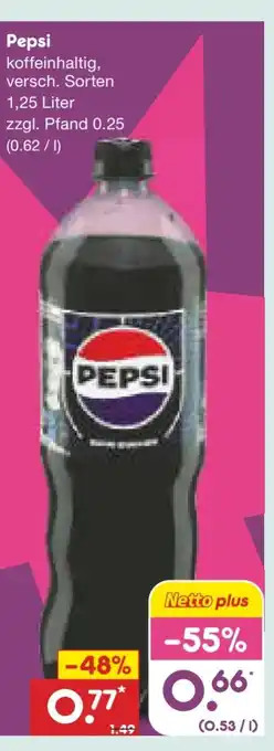 Netto Marken-Discount Pepsi Cola Angebot