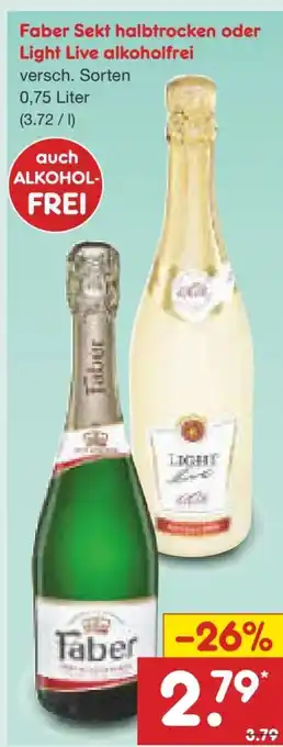 Netto Marken-Discount Faber Sekt Angebot