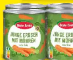 Netto Marken-Discount Beste Ernte Erbsen sehr fein mit Möhren Angebot