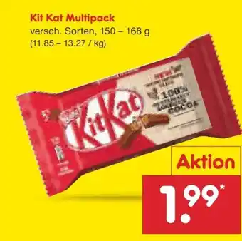 Netto Marken-Discount Nestlé KitKat Riegel Multipack Angebot