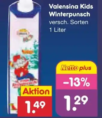 Netto Marken-Discount Valensina Kids Winterpunsch Angebot