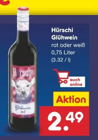 Netto Marken-Discount Hürschi Glühwein Angebot