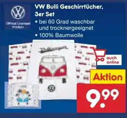 Netto Marken-Discount VW Bulli Geschirrtücher Angebot
