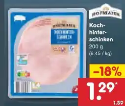 Netto Marken-Discount Hofmaier Kochhinterschinken Angebot