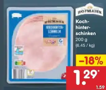 Netto Marken-Discount Hofmaier Kochhinterschinken Angebot