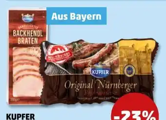 PENNY Kupfer Backhendl-Braten Angebot