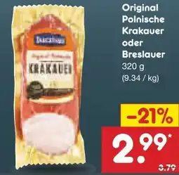 Netto Marken-Discount Tarczyński Original Polnische Krakauer Angebot