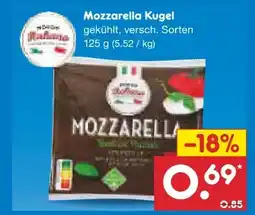 Netto Marken-Discount Mondo Italiano Mozzarella Kugel Angebot