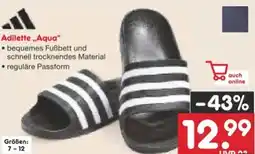 Netto Marken-Discount Adidas Herren Adiletten Aqua Angebot