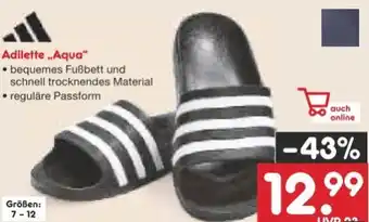 Netto Marken-Discount Adidas Herren Adiletten Aqua Angebot