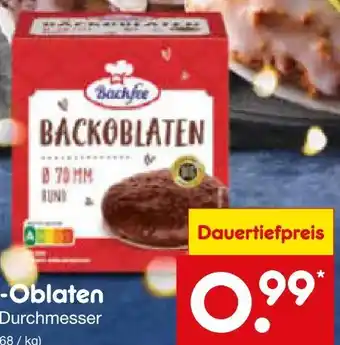Netto Marken-Discount Backfee Backoblaten Angebot