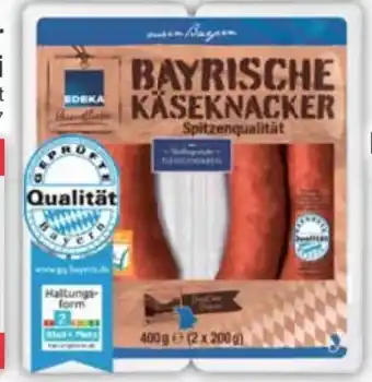 E-Center Edeka Heimatliebe Käseknacker Angebot