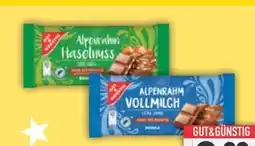 E-Center Gut & Günstig Alpenrahm-Vollmilch Angebot