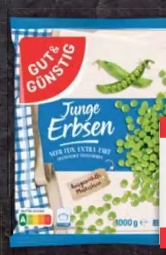 E-Center Gut & Günstig Junge Erbsen Angebot