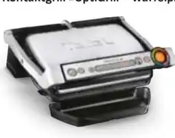 Edeka Tefal Kontaktgrill OptiGrill + Waffelplatten Angebot