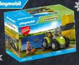 Edeka Playmobil Traktor mit Anhänger 72009 Angebot