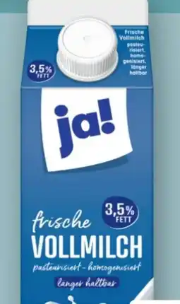 REWE Center ja! Frische Vollmilch Angebot