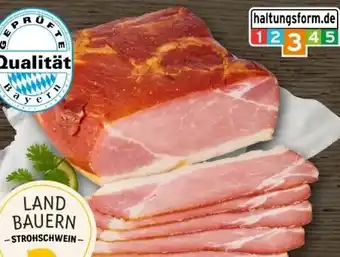 REWE Center Metzgerei Landbauern Schiller Strohschwein Schinkenspeck Angebot