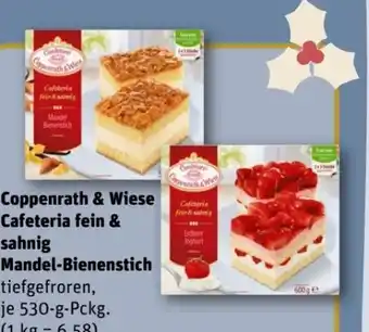 REWE Coppenrath & Wiese Cafeteria fein sahnig Mandel-Bienenstich Angebot